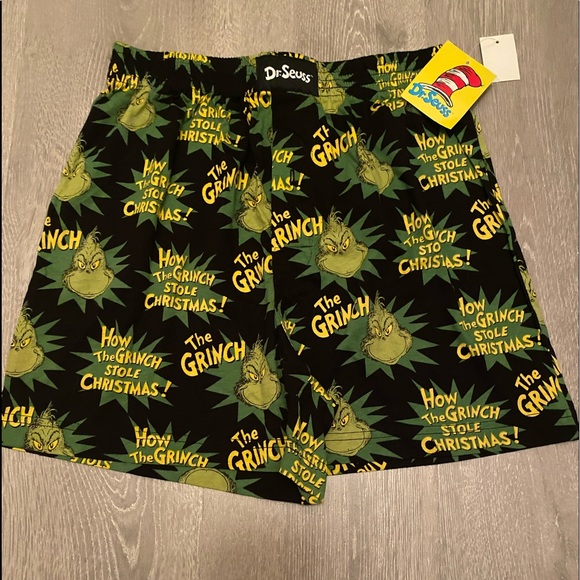 grinch Shorts Dr Seuss Mens Boxers Shorts Poshmark
